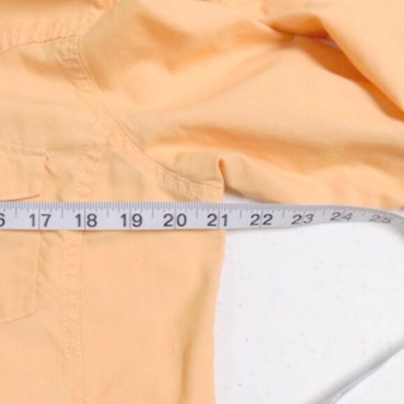 C.E. Schmidt Women’s Western Orange Long Sleeve Pearl Snap Shirt – Size: Medium - Picture 8 of 9